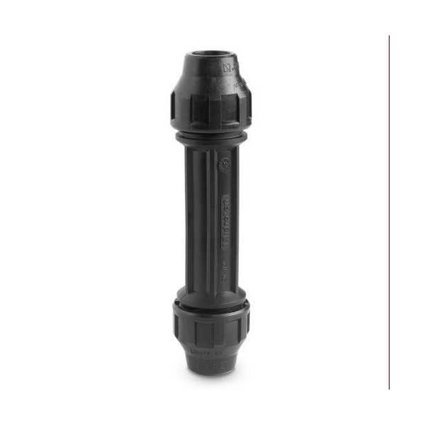 Enlace Recto Largo Igual Reparacion PP para PE 32MM [LOTE DE 6 Unidades] HIDROTEN