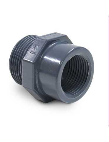 Reducción Roscada PVC M3/4 -H1/2 9002472 [LOTE DE 28 Unidades] HIDROTEN