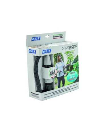Kit Manguera Extensible 10M Aquapop Gris Easy [LOTE DE 2 Unidades] HOZELOCK