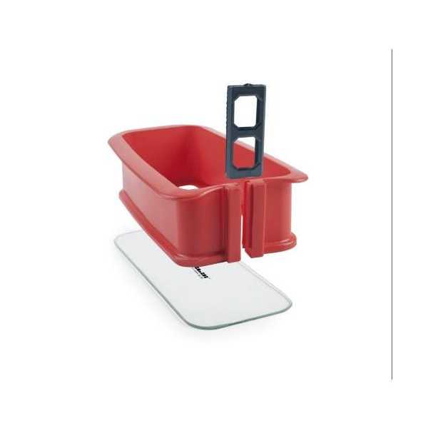 Molde Desmontab Silicona Rectang Base Cristal 28CM [LOTE DE 2 Unidades] IBILI