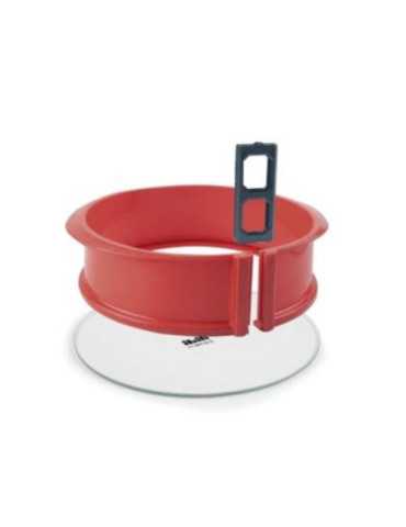 Molde Desmontab Silicona Redondo Base Cristal 26CM [LOTE DE 2 Unidades] IBILI