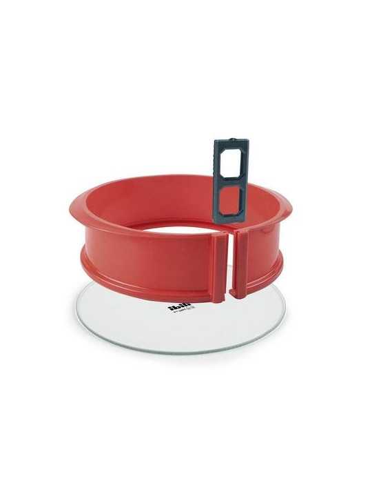 Molde Silic Desmontable Redondo Base Cristal 19CM [LOTE DE 4 Unidades] IBILI