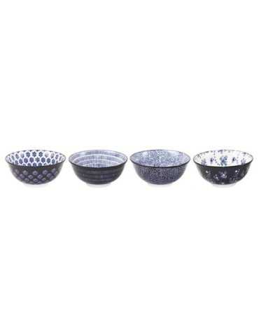 Bol Porcelana Surtido 4 Azul 15CM 691900 [LOTE DE 6 Unidades] IBILI