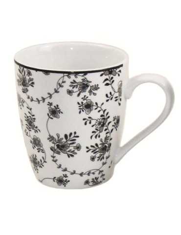 Taza Mug Armonia Negro 8 cm 692001 [LOTE DE 8 Unidades] IBILI