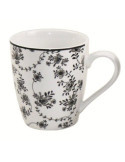 Taza Mug Armonia Negro 8 cm 692001 [LOTE DE 8 Unidades] IBILI