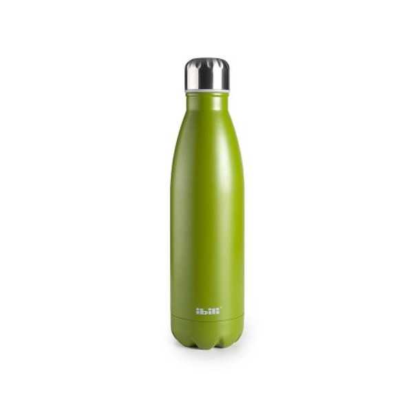Botella Termo Inoxidable 500ML Musgo 758450V [LOTE DE 4 Unidades] IBILI