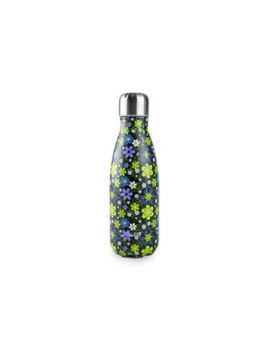 Botella Termo Inoxidable 500ML Hoja 774953 [LOTE DE 4 Unidades] IBILI