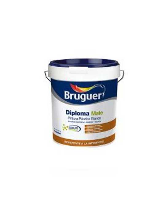 Pintura Bruguer Plástico Exte. Diploma Bco. mate 15L XYLACEL