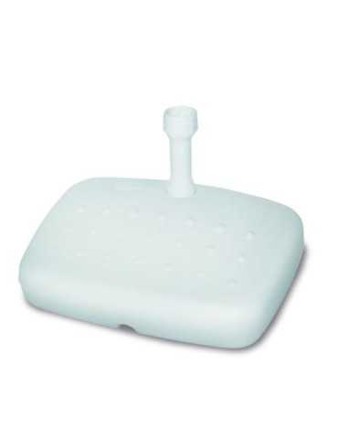Base Parasol Rincon 48X38CM. 415L.PARA Tubo 19MM Blanco [LOTE DE 2 Unidades] IDEA EUROPE