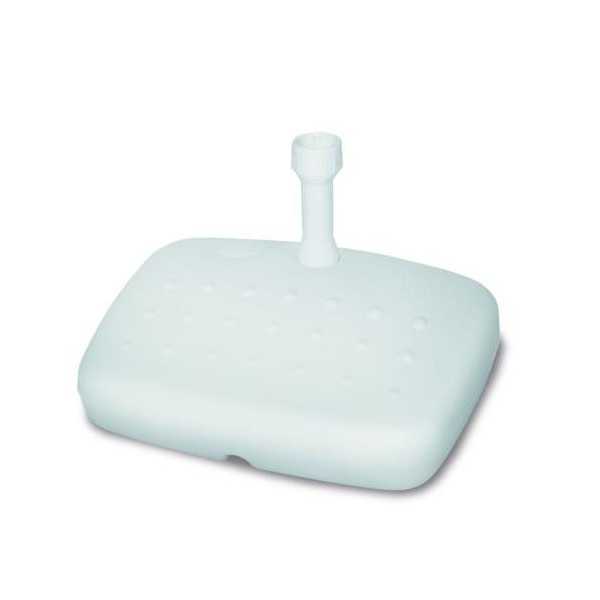 Base Parasol Rincon 48X38CM. 415L.PARA Tubo 19MM Blanco [LOTE DE 2 Unidades] IDEA EUROPE