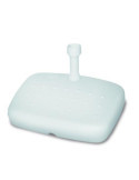 Base Parasol Rincon 48X38CM. 415L.PARA Tubo 19MM Blanco [LOTE DE 2 Unidades] IDEA EUROPE