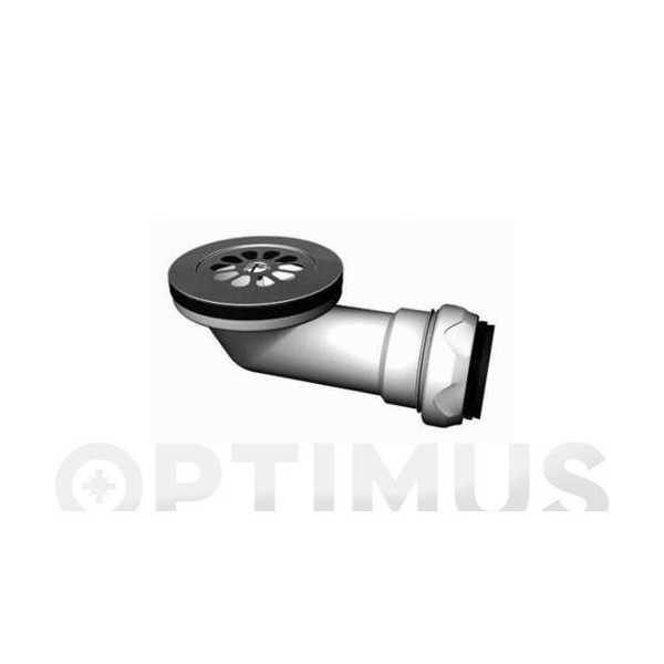 Válvula Sifonica Ducha Ø60MM. HORIZ. 40MM. (I-101) [LOTE DE 12 Unidades] IDROSPANIA