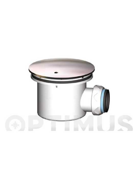 Válvula Sifonica Ducha Ø90MM. HORIZ. CON Embellecedor [LOTE DE 4 Unidades] IDROSPANIA