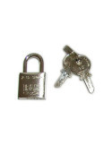 Candado Arco Corto de 15 Niquel 01500 [LOTE DE 6 Unidades] IFAM