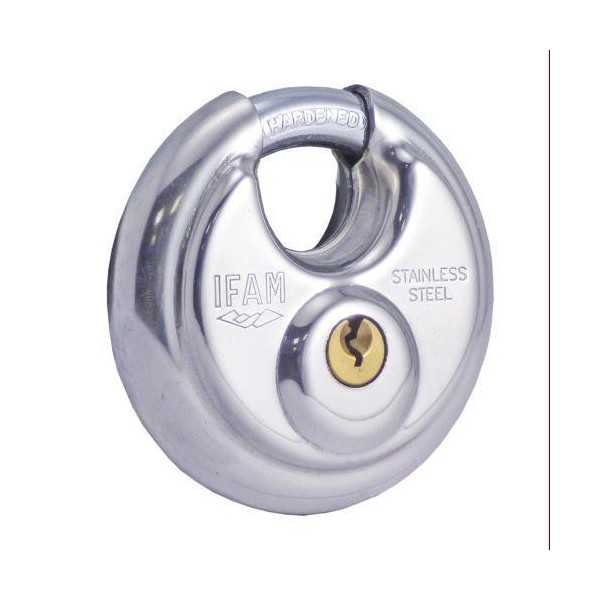 Candado Circular Inoxidable 000550 [LOTE DE 2 Unidades] IFAM