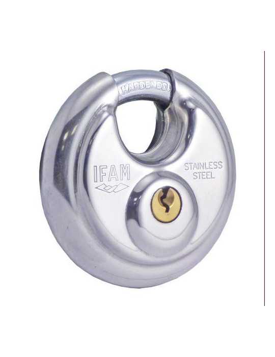 Candado Circular Inoxidable 000550 [LOTE DE 2 Unidades] IFAM