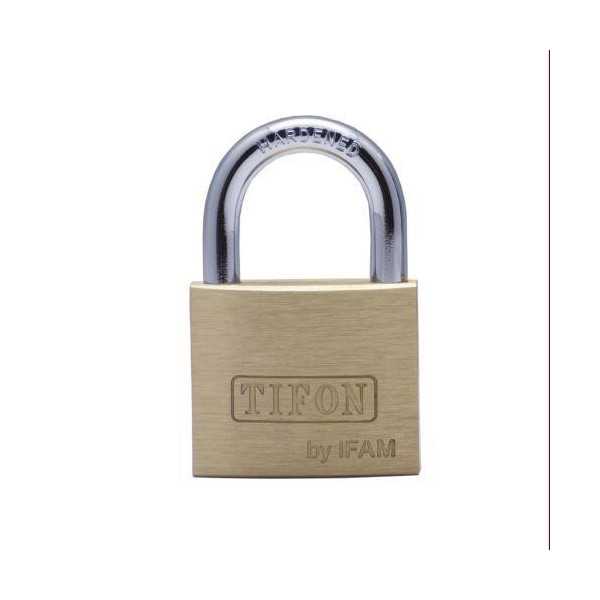 Candado Tifon Latón Arco Normal 20MM 072000 [LOTE DE 10 Unidades] IFAM