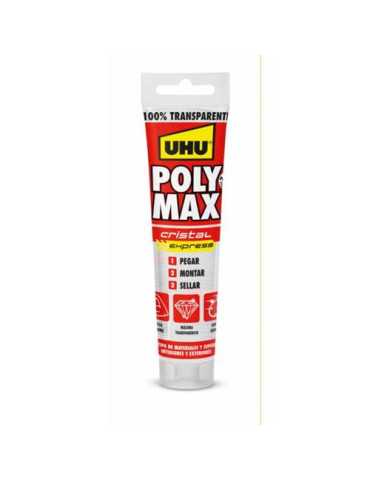 Adhesivo Poly Max Cristal Express Tubo 115 gr [LOTE DE 4 Unidades] IMEDIO