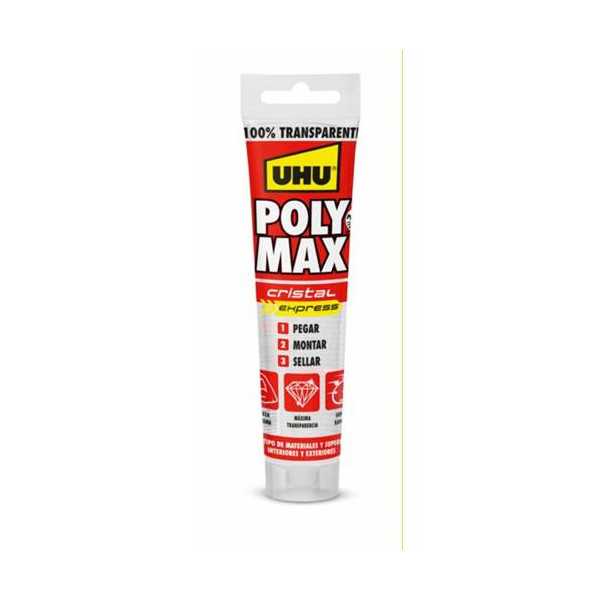 Adhesivo Poly Max Cristal Express Tubo 115 gr [LOTE DE 4 Unidades] IMEDIO