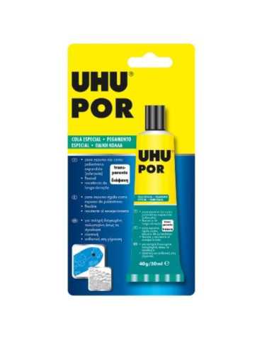 Adhesivo Uhu Poliestireno Tubo 40 gr [LOTE DE 6 Unidades] IMEDIO