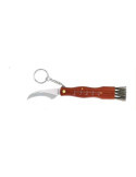 Navaja Setas Inoxidable con Llavero+funda - Hoja 6,5 cm [LOTE DE 4 Unidades] IMEX