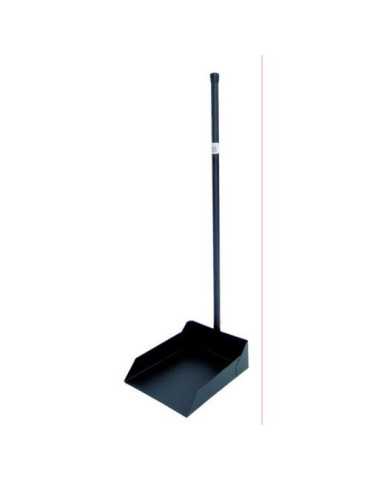 Recogedor Metálico Negro Mango de 76CM 71300 [LOTE DE 4 Unidades] IMEX
