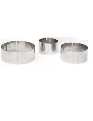 Molde Inoxidable Redondo 6X4 cm 2130 [LOTE DE 30 Unidades] IMF