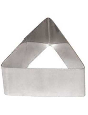 Emplatador Triangular Inoxidable 8X4 cm 2151 [LOTE DE 16 Unidades] IMF