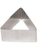 Emplatador Triangular Inoxidable 8X4 cm 2151 [LOTE DE 16 Unidades] IMF