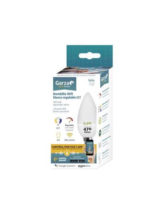 Bombilla Vela Cct+dim Smart WIFI E14 5,5W 470LM [LOTE DE 4 Unidades] IMPREX