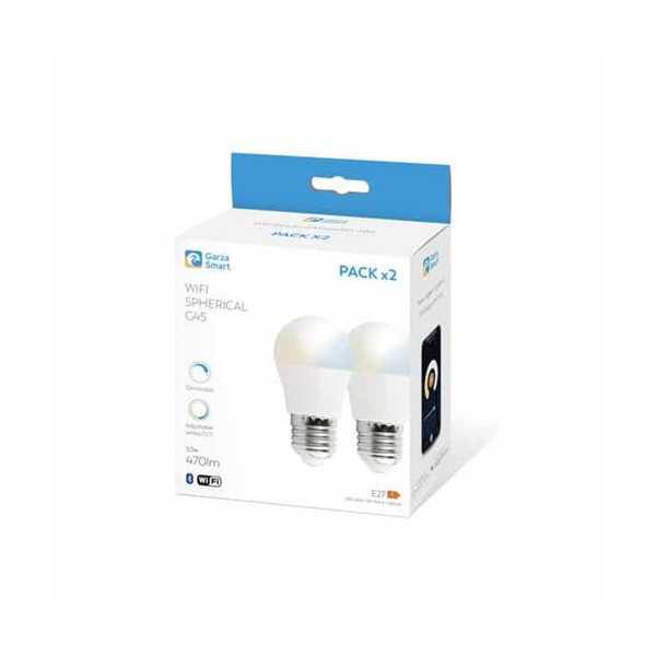 Bombillas Smart Home Esfericas 5,5W (Pack de 2) [LOTE DE 2 Unidades] IMPREX