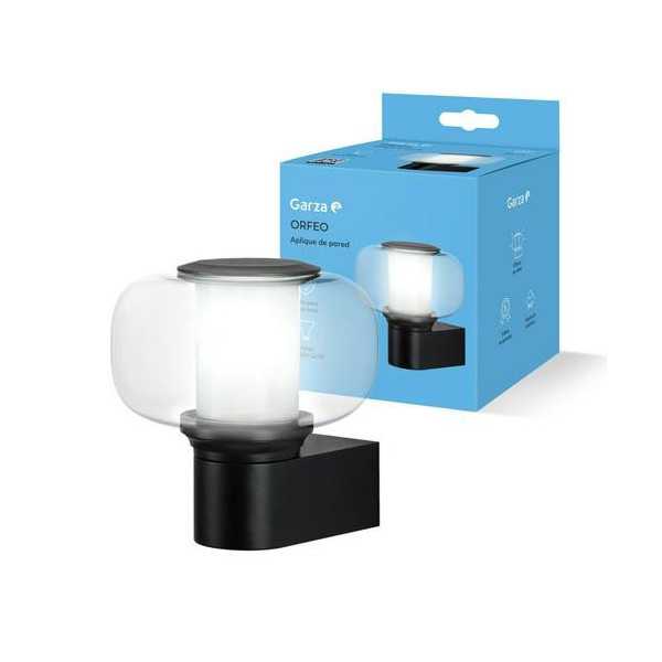 Aplique Pared LED Exterior Vidrio/Metal Orfeo GU10 [LOTE DE 2 Unidades] IMPREX