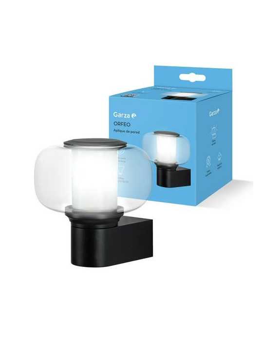 Aplique Pared LED Exterior Vidrio/Metal Orfeo GU10 [LOTE DE 2 Unidades] IMPREX