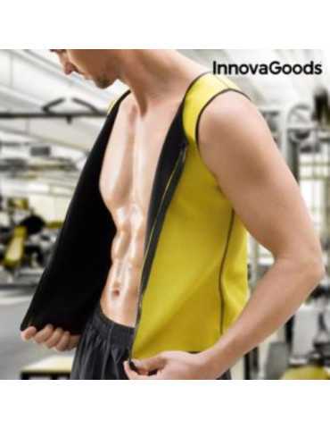 Chaleco Deportivo Efecto Sauna Hombre Talla L V0100880 [LOTE DE 4 Unidades] INNOVAGOODS