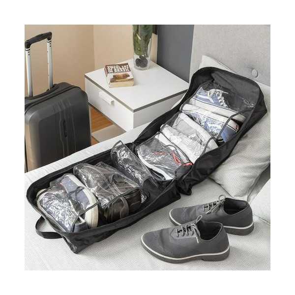 Bolso Viaje para Calzado 6 Pares 35X50X20CM V0103596 [LOTE DE 2 Unidades] INNOVAGOODS