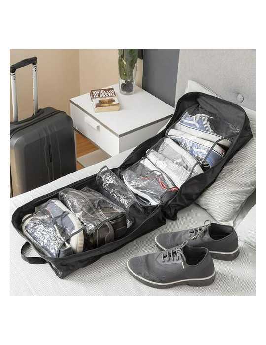 Bolso Viaje para Calzado 6 Pares 35X50X20CM V0103596 [LOTE DE 2 Unidades] INNOVAGOODS