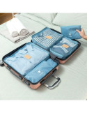Set Bolsas Organizadoras Maletas 6 Piezas Azul [LOTE DE 2 Unidades] INNOVAGOODS