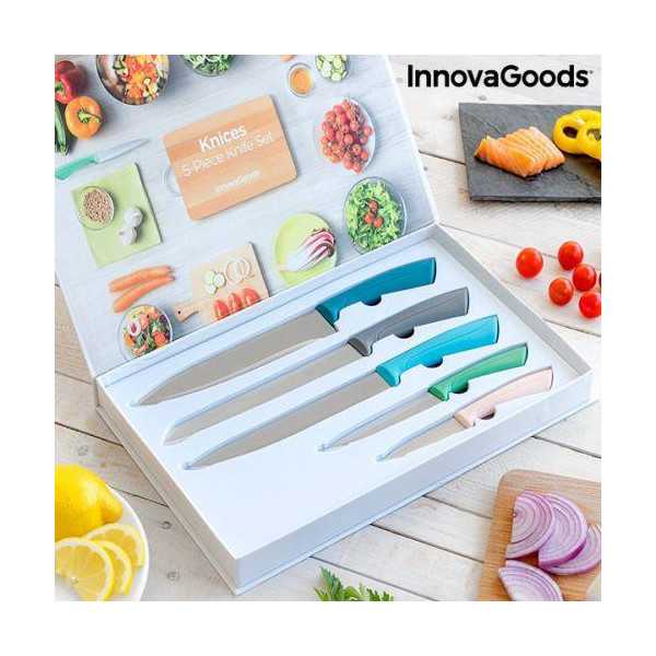 Juego 5 Cuchillos Cocina V0103137 [LOTE DE 4 Unidades] INNOVAGOODS