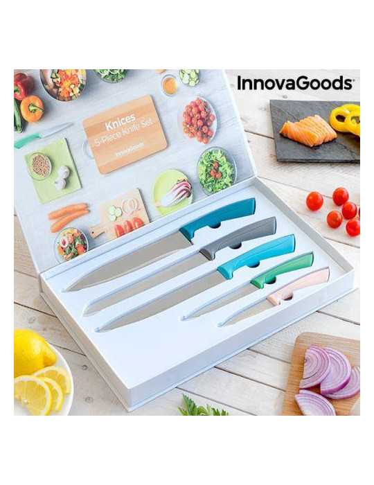 Juego 5 Cuchillos Cocina V0103137 [LOTE DE 4 Unidades] INNOVAGOODS