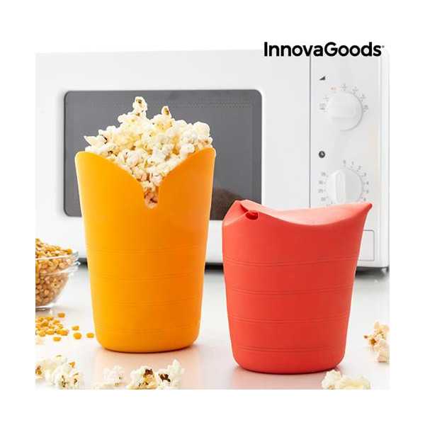Palomiteras Silicona Plegables Popbox (2UND) [LOTE DE 2 Unidades] INNOVAGOODS