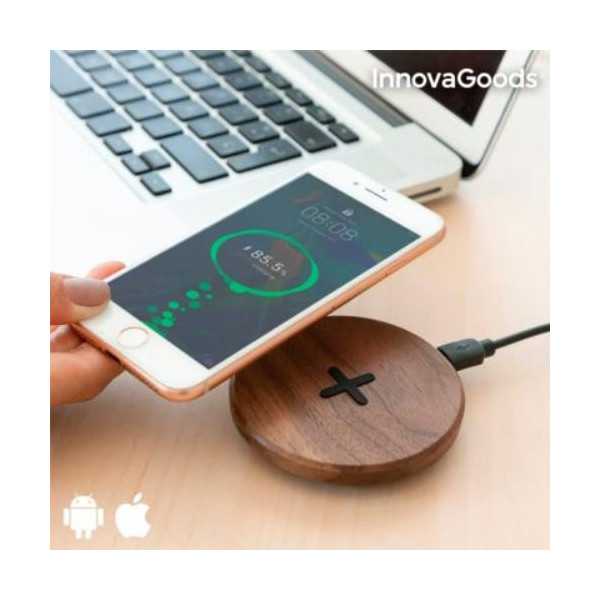 Cargador Inalambrico Madera [LOTE DE 2 Unidades] INNOVAGOODS