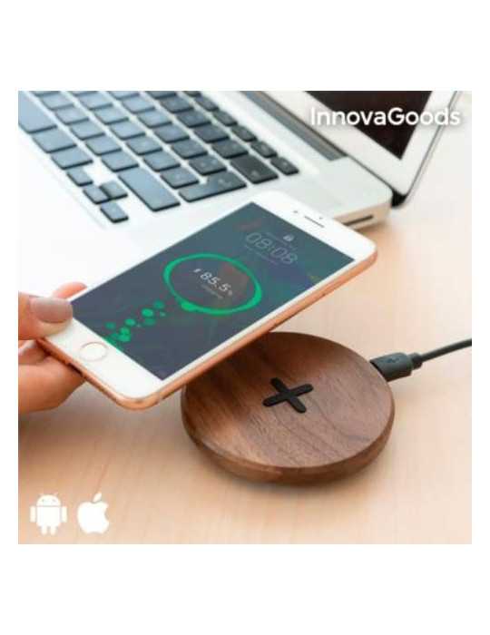 Cargador Inalambrico Madera [LOTE DE 2 Unidades] INNOVAGOODS