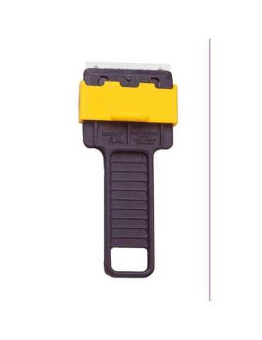 Rasca Vitrocerámicas y Vidrios. Negro-Amarillo [LOTE DE 12 Unidades] INOFIX
