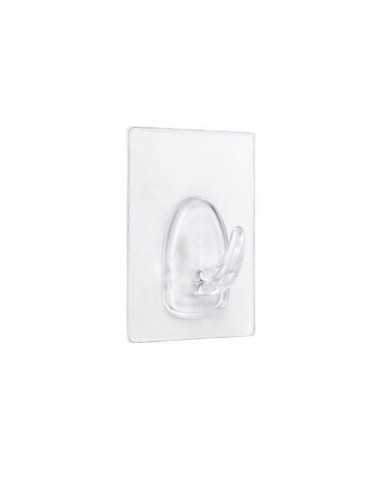 Colgador Adherente Reutilizable 60X47MM Transparente [LOTE DE 8 Unidades] INOFIX