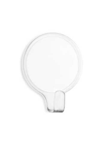 Colgador Adhesivo Circular Transparente 2UDS [LOTE DE 8 Unidades] INOFIX