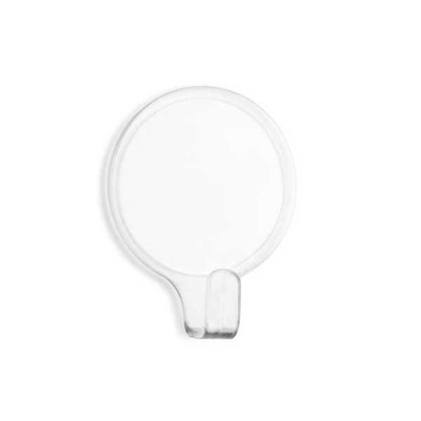 Colgador Adhesivo Circular Transparente 2UDS [LOTE DE 8 Unidades] INOFIX