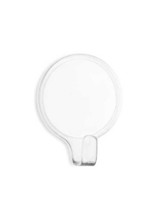 Colgador Adhesivo Circular Transparente 2UDS [LOTE DE 8 Unidades] INOFIX