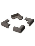 Protector de Cantos Acolchado 24X52X52 mm Marrón [LOTE DE 10 Unidades] INOFIX