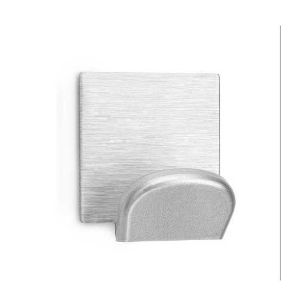Colgador Adhesivo Inoxidable Cromo Mate (BL.-2) 2078-7 [LOTE DE 6 Unidades] INOFIX