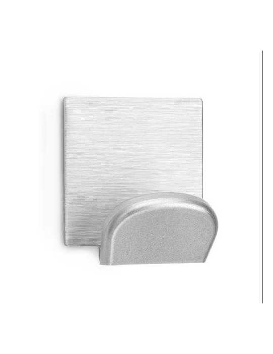 Colgador Adhesivo Inoxidable Cromo Mate (BL.-2) 2078-7 [LOTE DE 6 Unidades] INOFIX